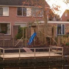 boom hut en tuin Veendam